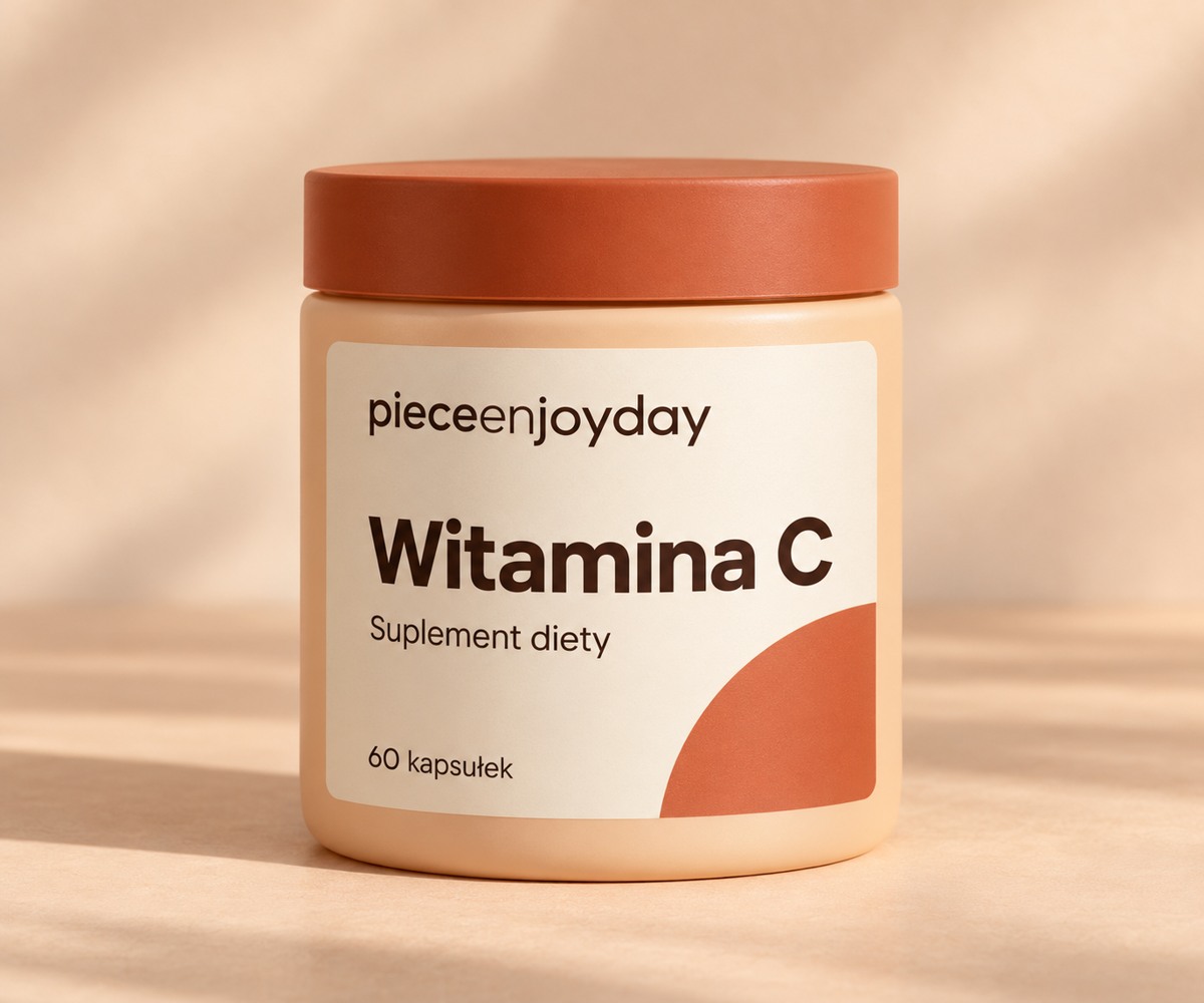 Witamina C, słoiczek zawierający 60 kapsułek
