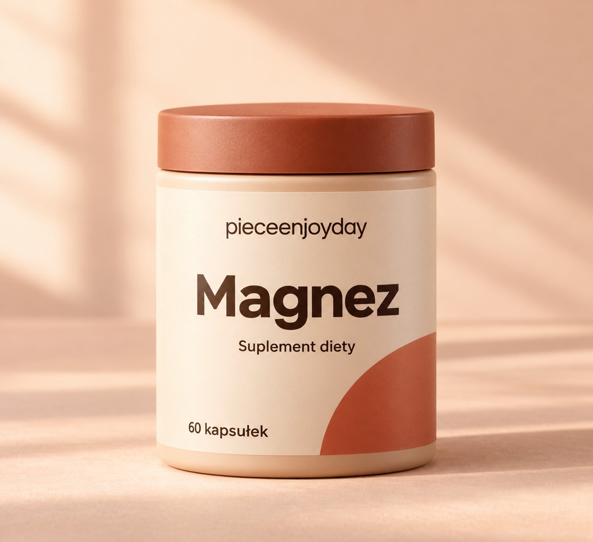Magnez, słoiczek zawierający 60 kapsułek