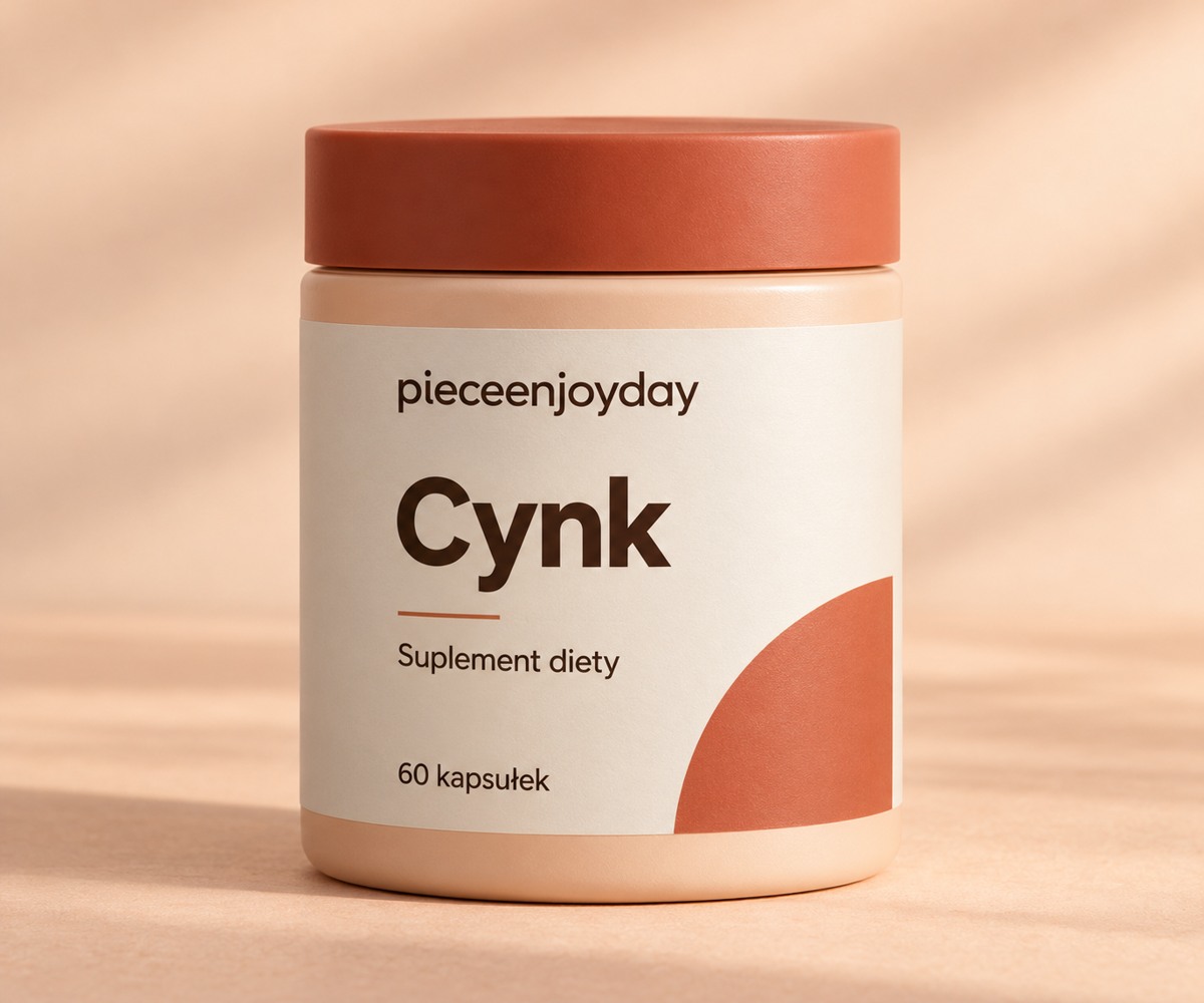 Cynk, słoiczek zawierający 60 kapsułek